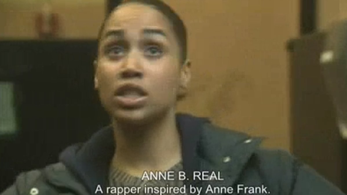 Anne B. Real – en rappare inspirerad av Anne Frank. 
